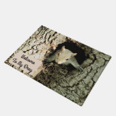 このリスのドアマットをカスタマイズ ドアマット (アングル)