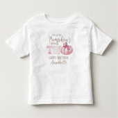 このリトルパンプキンの2歳の誕生日子供用Tシャツ トドラーTシャツ (正面)