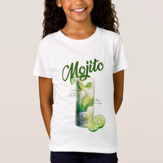 このリフレッシングレモンもじでスタイル良くクールダウン Tシャツ (正面)