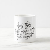 このリングは私を婚約したに見させますか。 //COFEEのマグ コーヒーマグカップ (中央)