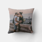 このリングや輪でフォトスクリプト婚約したを見る クッション (裏面)