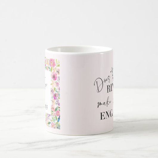 このリングや輪は私を将来のミセス婚約したに見せてくれるか。 コーヒーマグカップ (中央)