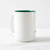 このリングや輪を婚約したなマグを見させます私にします ツートーンマグカップ (正面左)