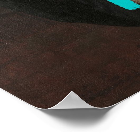 このルネッサンスの引用文絵画ウォールを通って生きる ポスター (角)