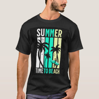 このレトロなデザインで究極のサマー・バイブスを楽しもう Tシャツ