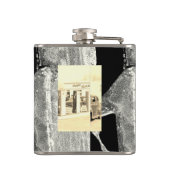 このレトロのセダンのフラスコのあなたの名前 フラスク (裏面)