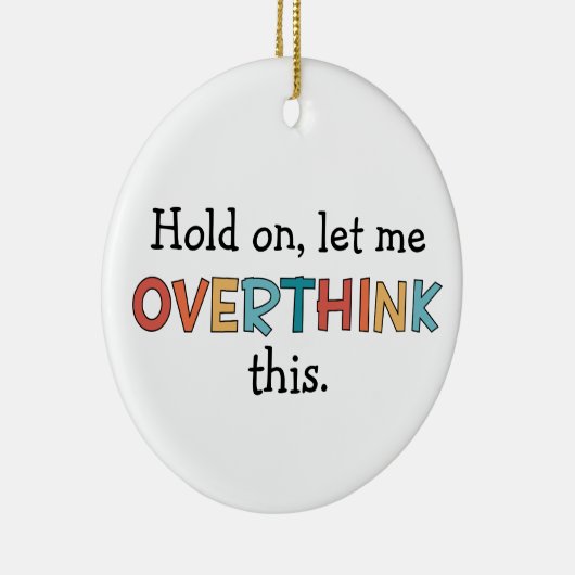 このレトロを考え過ぎさせてくれおもしろい セラミックオーナメント (右)