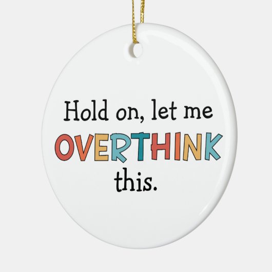 このレトロを考え過ぎさせてくれおもしろい セラミックオーナメント (左)