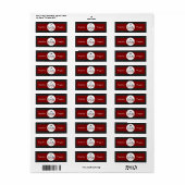 このレトロ来皿！カスタム ラベル (フルシート)