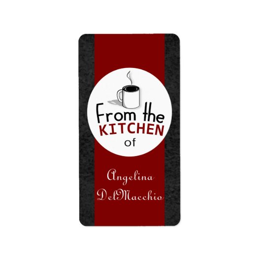 このレトロ来皿!カスタム ラベル (正面)