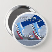 このレースに勝つぞ！ボタン 缶バッジ (正面&裏面)