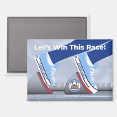 このレースに勝つぞ！マグネット マグネット (正面/裏面)