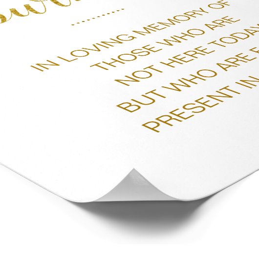 このロウソクは愛する記憶の中で燃え結婚る ポスター (角)