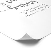 このロウソクは書道銀の看板を燃やす ポスター (角)