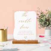 このロウソクは結婚記憶台を燃やす アクリルサイン (ウェディング)