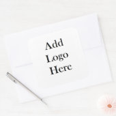 このロゴに追加 スクエアシール (封筒)