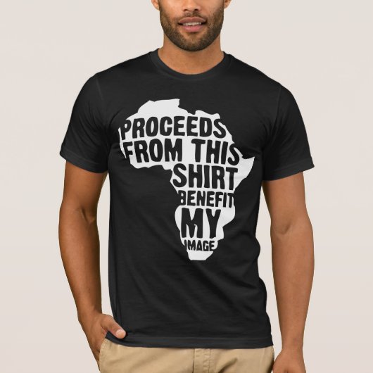 このワイシャツからの収入は私のイメージに寄与します Tシャツ (正面)