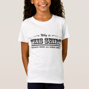 このワイシャツはなぜ異なっていますか。 Tシャツ