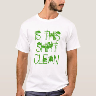 "このワイシャツCLEANのおもしろいなワイシャツはあります Tシャツ