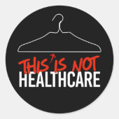 このワイヤーハンガーはヘルスケアのプロの選択ではない ラウンドシール (正面)