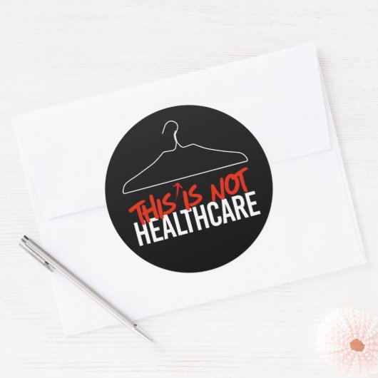 このワイヤーハンガーはヘルスケアのプロの選択ではない ラウンドシール (封筒)