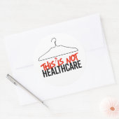 このワイヤーハンガーはヘルスケアのプロの選択ではない ラウンドシール (封筒)