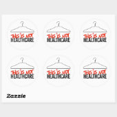 このワイヤーハンガーはヘルスケアのプロの選択ではない ラウンドシール (シート)