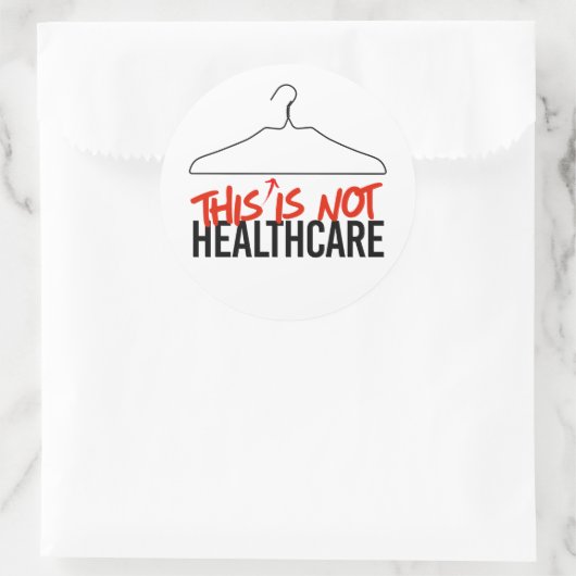 このワイヤーハンガーはヘルスケアのプロの選択ではない ラウンドシール (バッグ)