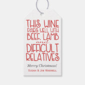 このワインはよく合カスタムう ギフトタグ (正面)