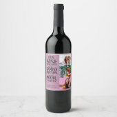 このワインは友達と上手にペアおもしろいbff 3枚の写真 ワインラベル (正面)