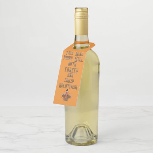 「このワインは相性がいい…」 ボトルネックタグ (アングル)