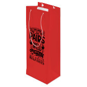 このワインは難しい親戚とよく合う ワインギフトバッグ (裏面アングル)