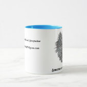 このワタリガラスのマグによって考えるときより頭が切れるがあって下さい! マグカップ (中央)