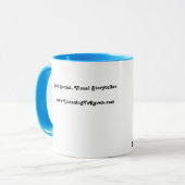 このワタリガラスのマグによって考えるときより頭が切れるがあって下さい! マグカップ (正面左)