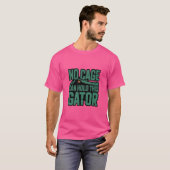 このワニを閉じ込める檻はない Tシャツ (正面フル)
