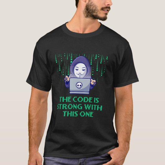 このワンキーボードプロフェッシのコードは強い Tシャツ (正面)