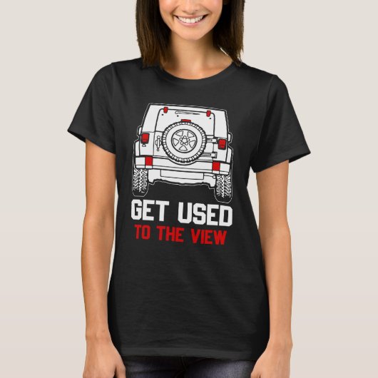 このヴィンテージのジープに慣れて Tシャツ (正面)