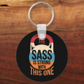 この一つのフィットネスで強い キーホルダー (正面)