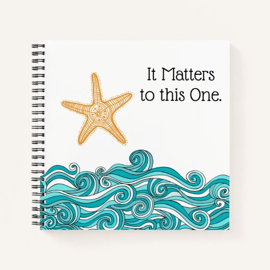 この一匹のヒトデにとって重要 ノートブック (正面)