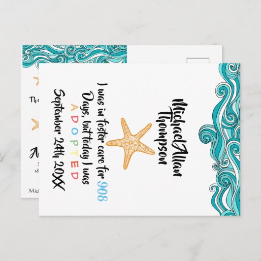 この一匹のヒトデにとって重要 ポストカード (正面/裏面)