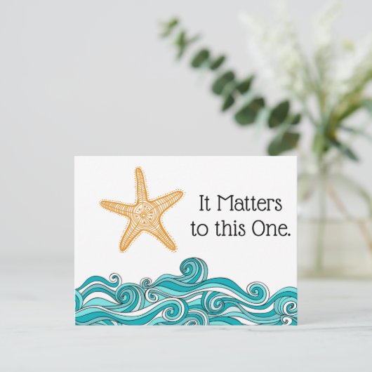 この一匹のヒトデにとって重要 ポストカード (スタンド正面)