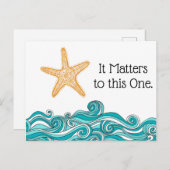 この一匹のヒトデにとって重要 ポストカード (正面/裏面)