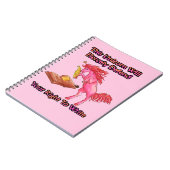 この一角獣がお前の権利を必死に守る ノートブック (左側)