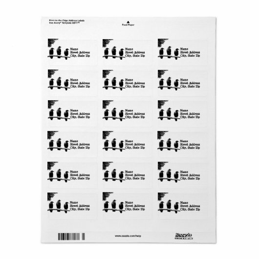 この三つ ラベル (フルシート)