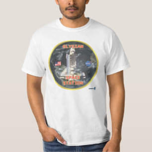 この上なく幸福な宇宙局の紋章のTシャツ Tシャツ