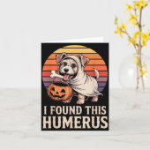 この上腕骨のハロウィンコスチュームを見つけた 2 カード (黄色い花)