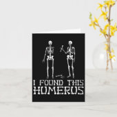 この上腕骨を見つけた カード (黄色い花)