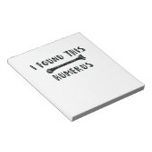 この上腕骨を見つけた ノートパッド (アングル)