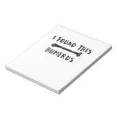 この上腕骨を見つけた ノートパッド (回転)