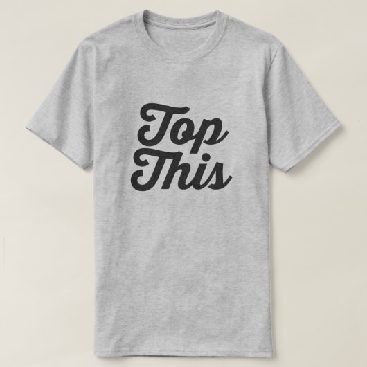 この上 Tシャツ (デザイン正面)